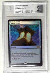 V1665: 2020: Mana Crypt: Foil: 270/332: Double Masters: Beckett: 9: MINT: 0016351804
